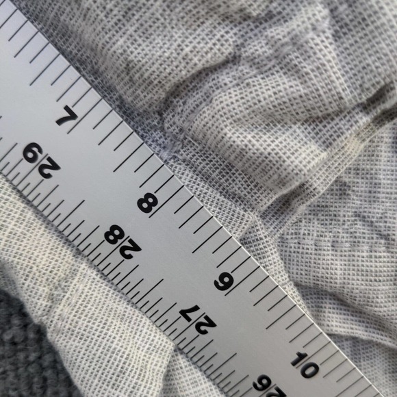 Goodfellow & Co Mens Linden Shorts Gray Size 40 Linen Blend Slash Pockets - Picture 5 of 12